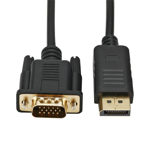 Gizzu 1080P DisplayPort to VGA Cable 1.8m Poly-0