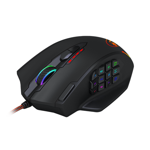 REDRAGON IMPACT 12400DPI MMO Gaming Mouse - Black-1