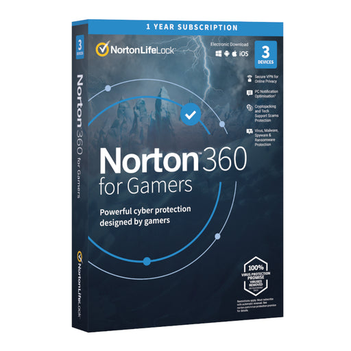 Norton 360 Gamer 50Gb AF 1 User 5 Device 12 Months-0