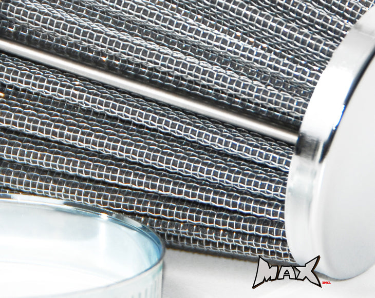 K&N Style Cone Filter - Chrome end cap - 48mm