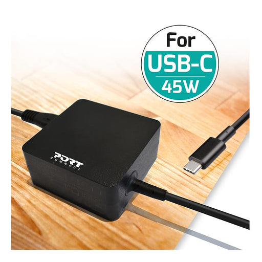 Port Connect 45W USB-C Notebook Adapter-1