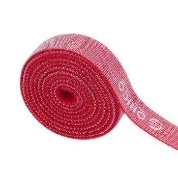 ORICO 1m Hook and Loop Cable Management Tie - Red-0