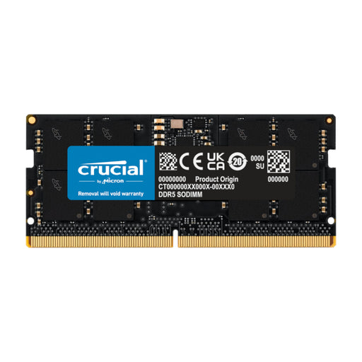 Crucial 16GB 5200MHz DDR5 SODIMM Notebook Memory-0
