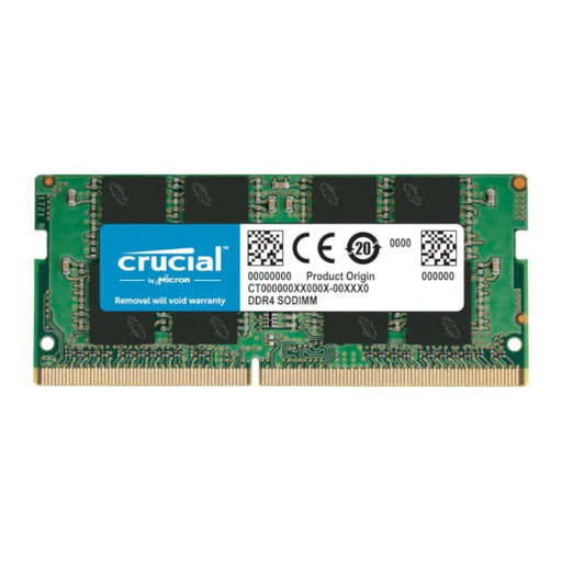 Crucial 8GB 3200MHz DDR4 Single Rank SODIMM Notebook Memory-0