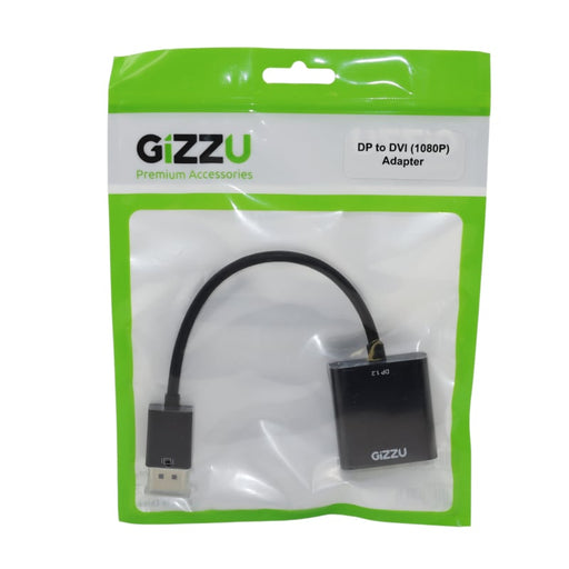 GIZZU Display Port Male to DVI Female Adapter 0.15m Polybag-1