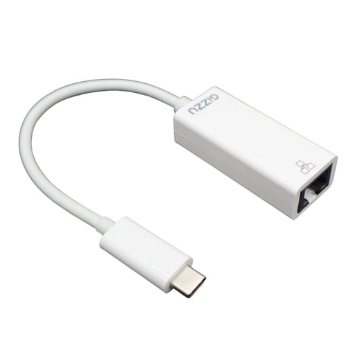 GIZZU USB-C to Gigabit Adapter Polybag - White-0
