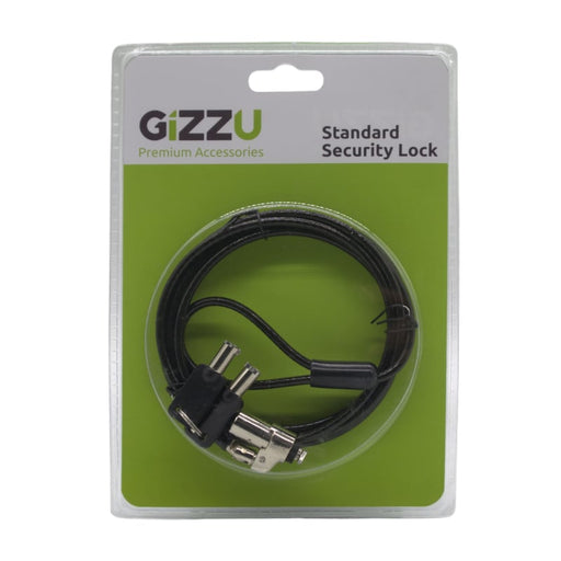 GIZZU 1.8m T-Bar Laptop Cable Lock Master Key Compatible-1