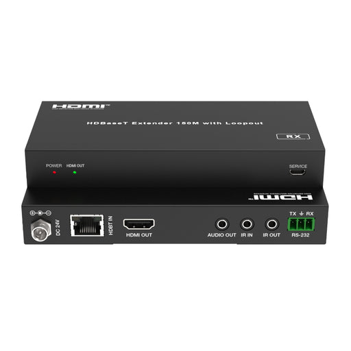 HDCVT HDMI HDBaseT 150m 1080P Extender w/Audio Embedder and De-embedder-1