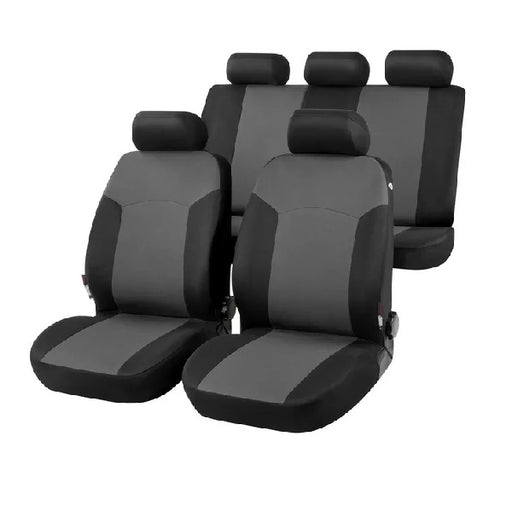 Seat Cover 9Pc Grey Grace