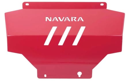 Skid Plate 3mm Red Navara 2015-