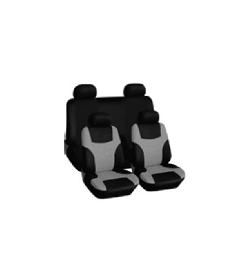 9 Piece Seat Covers Skini Grey/Black