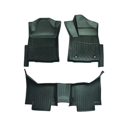 Heavy Duty 3 Piece Moulded Car Mat Set for Automatic Toyota Hilux