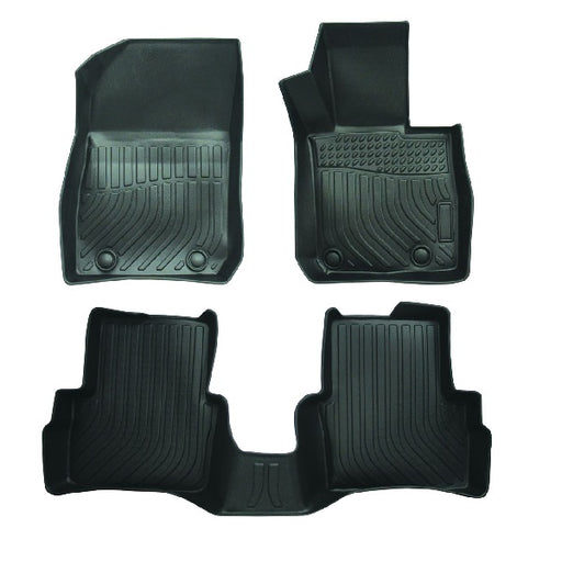 Heavy Duty 3 Piece Moulded Car Mat Set for Mazda CX-3 from 2016 to 2021
