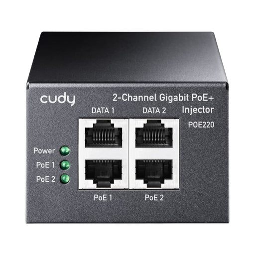 Cudy 2-Channel 30W Gigabit PoE+ Injector-1