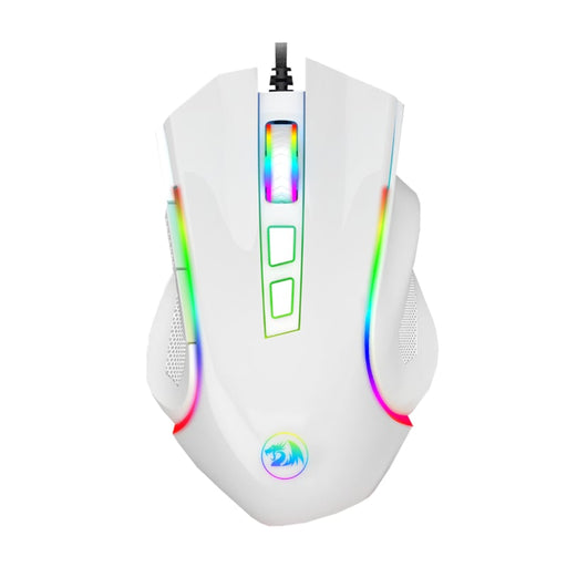 REDRAGON GRIFFIN 7200DPI Gaming Mouse - White-0