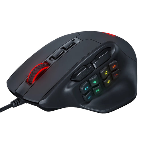 REDRAGON Aatrox 6200DP RGB MMO Gaming Mouse - Black-1