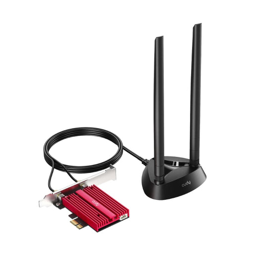 Cudy 3000Mbps WiFi 6 + BT 5.0 PCI-E Adapter-0