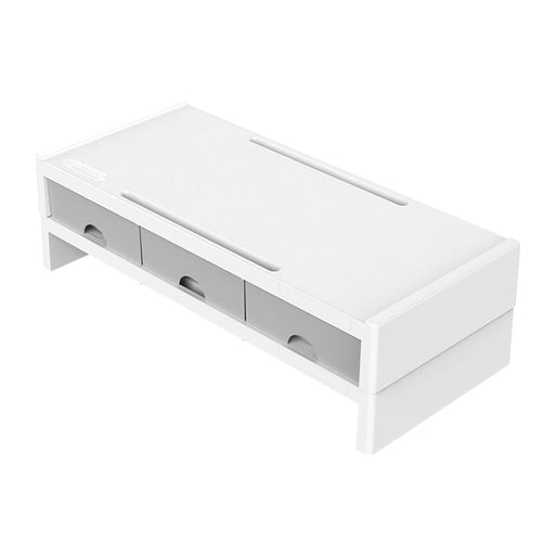 ORICO 14cm Desktop Monitor Stand with Drawers - White-1