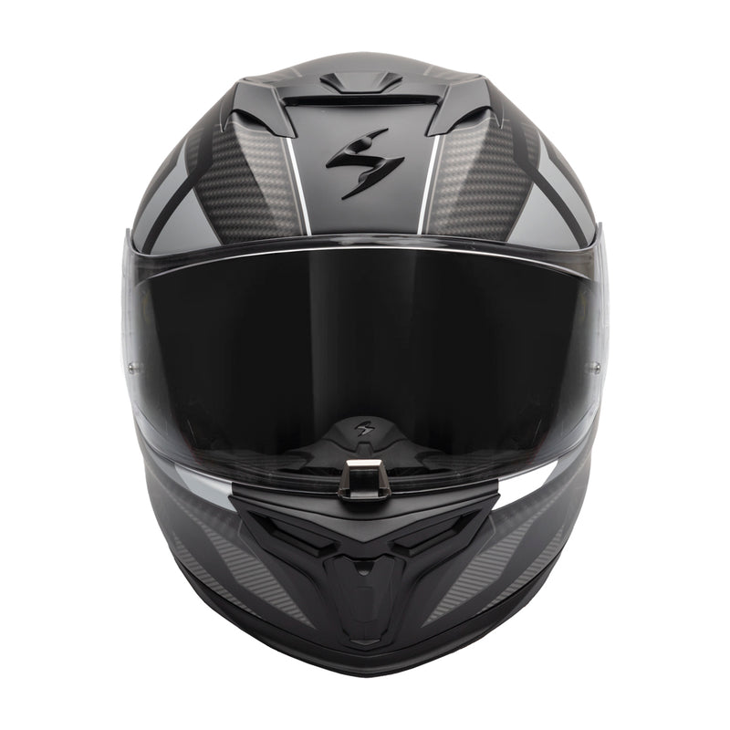 Scorpion EXO-520 Evo Air Sensus Helmet Black/Silver Matt