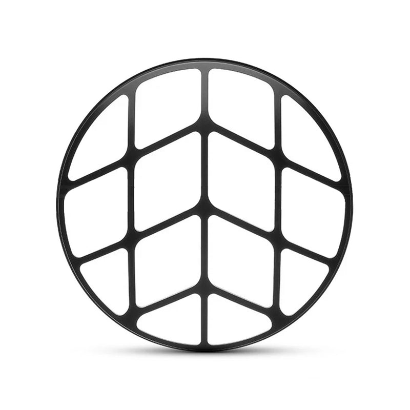 Max-Inc 7" Spyder Grill Design Black CNC Aluminium Headlight Guard Cover