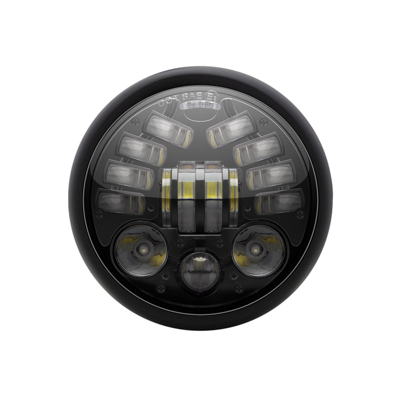 5.75" Matt Black LED Headlight
