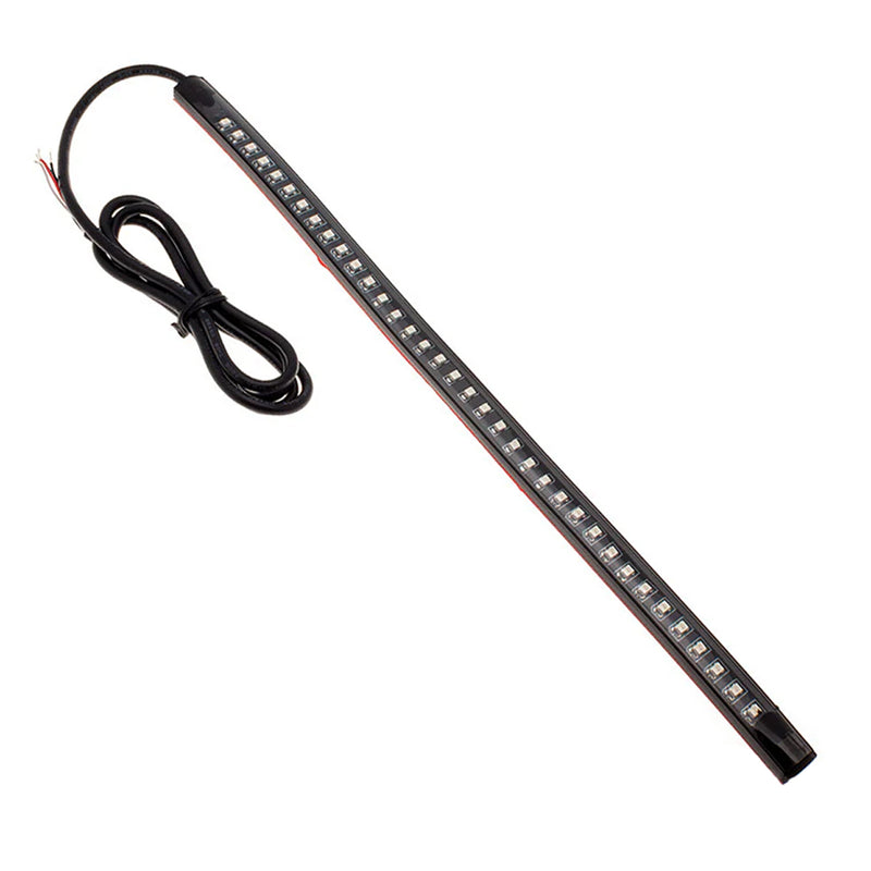 Max-Inc Universal Flexible LED Strip - 3-in-1 Stop/Tail + Sequential Turn Signals, Self-Adhesive, 31.5cm
