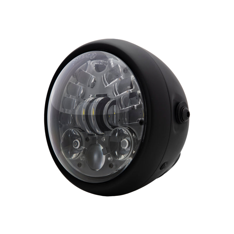 5.75" Matt Black LED Headlight