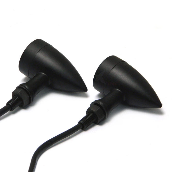 Max-Inc Black Alloy Classic LED Turn Signals / Indicators