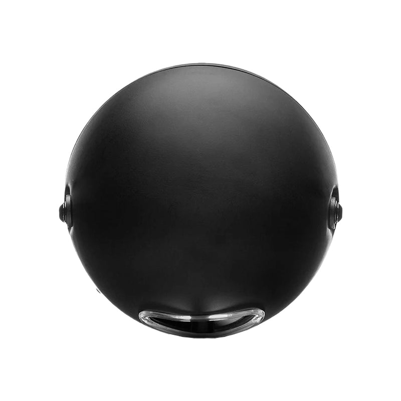 5.75" Matt Black LED Headlight & Union Jack Grill