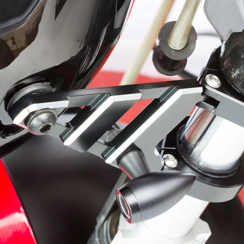 MAX Stomp CNC T6061 Headlight Brackets - Contrast Cut