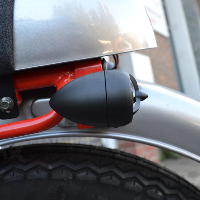 Max-Inc Black Alloy LED Custom HD Turn Signals / Indicators - Smoked Lense