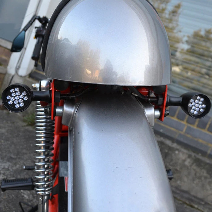 Max-Inc Black Alloy Classic LED Turn Signals / Indicators