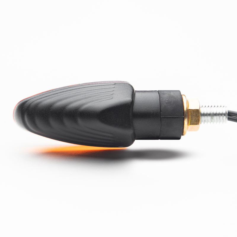 Arrow Turn Signals/Indicators - Black - Amber Lens