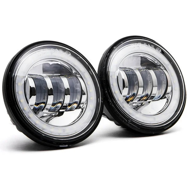 MAX 4.5" LED Passing Lights for Harley Davidson with DRL & Indicator