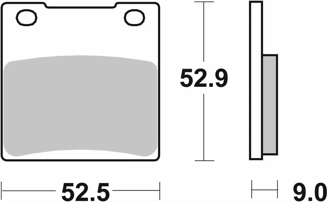 SBS (556LS) FA63 Sinter Rear Brake Pads