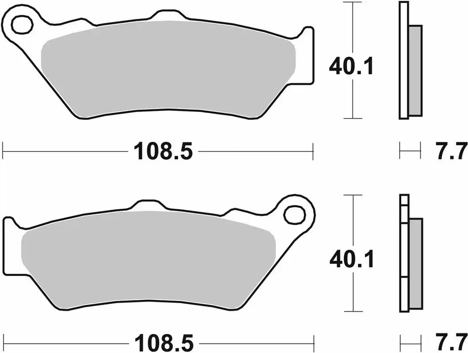 SBS (674HS) FA209 Road EVO Sinter Front Brake Pads