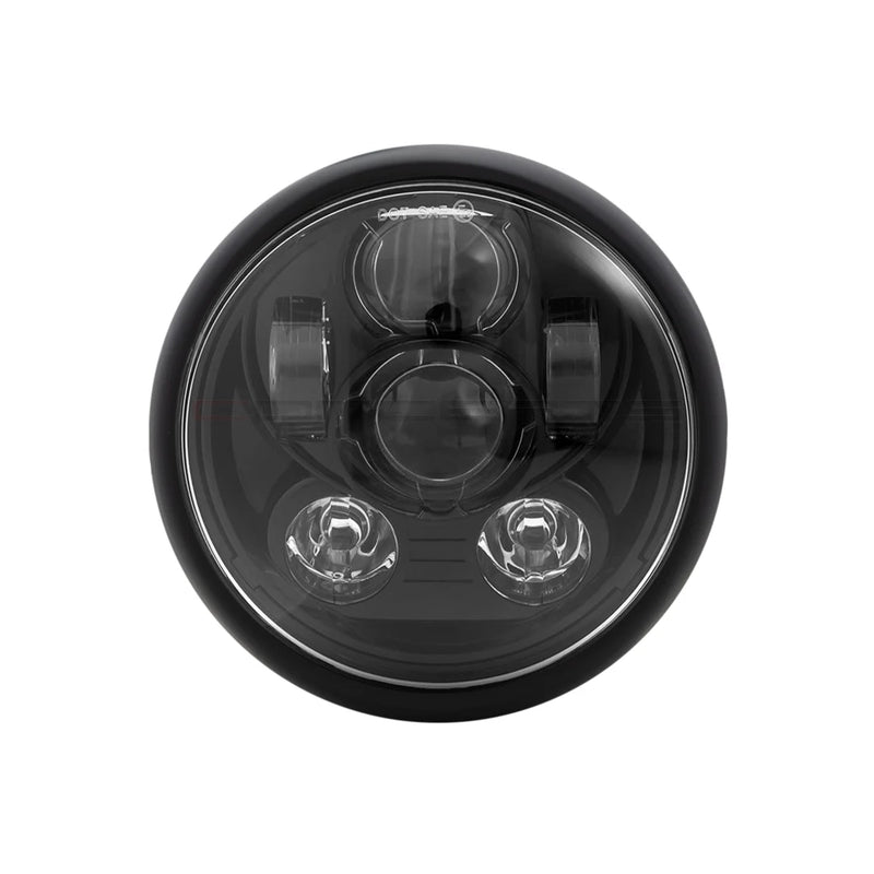 Max-Inc 6" Matt Black Six Projector LED Headlight