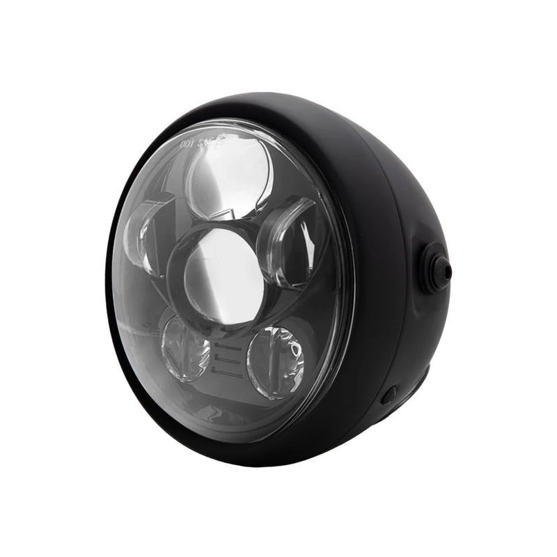 Max-Inc 6" Matt Black Six Projector LED Headlight
