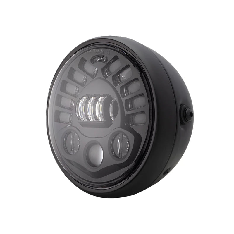 Max-Inc 7.7" Matt Black Multi-Projector LED Headlight