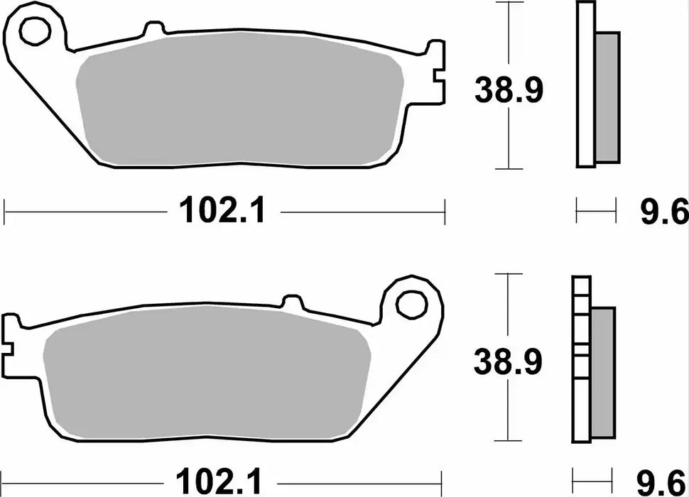 SBS (700HS) FA196 Sinter Front Road Pads
