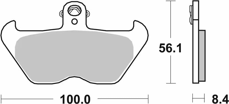 SBS (703HS) FA407 Road Sinter Front Brake Pads