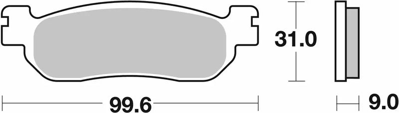 SBS (728LS) FA275 Sinter Rear Brake Pads