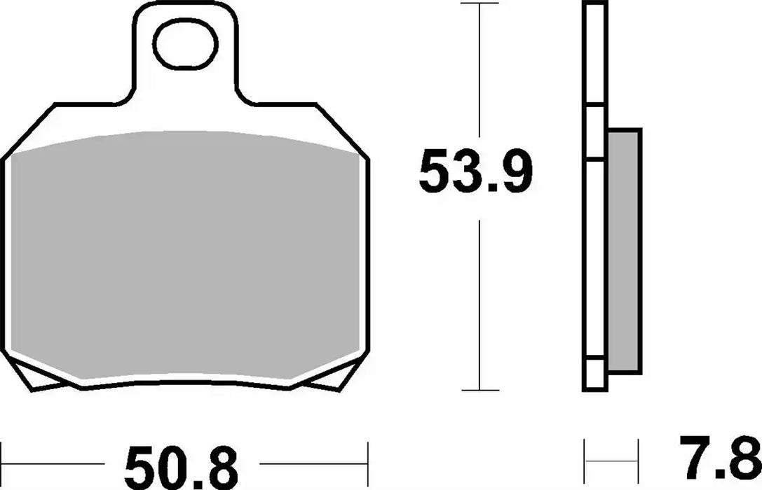 SBS (730LS) FA266 Sinter Rear Brake Pads