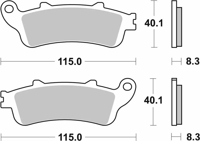 SBS (736LS) FA261 Sinter Rear Brake Pads