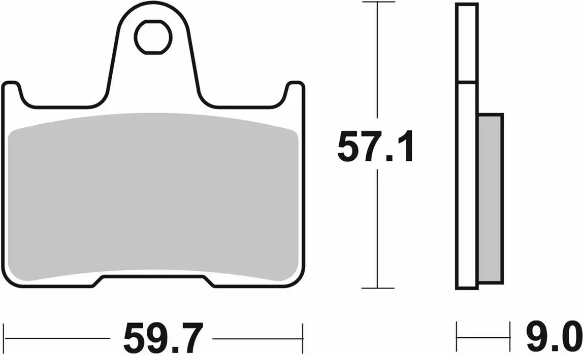 SBS (765LS) FA254 Sinter Rear Break Pads