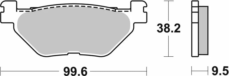 SBS (769LS) FA319/2 Sinter Rear Brake Pads