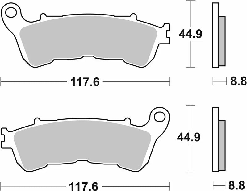 SBS (828HS) FA388 Sinter Front Brake Pads
