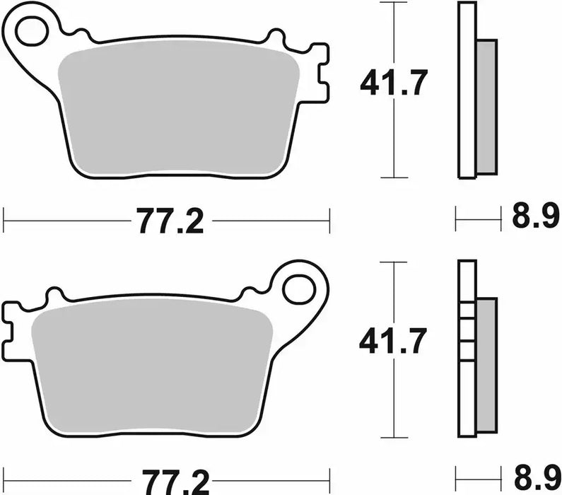 SBS (834LS) FA436 Sinter Rear Brake Pads
