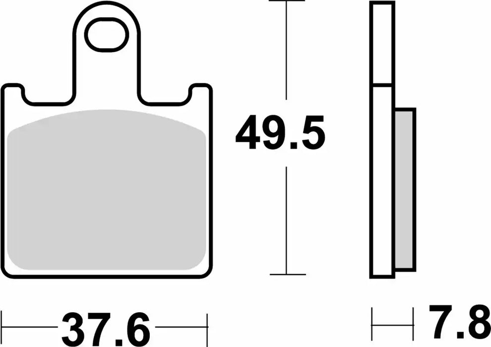 SBS (838HS) FA417/4 Sinter Front Brake Pad