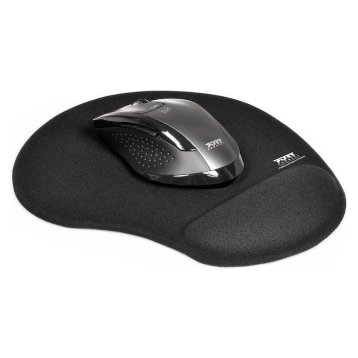 Port Ergonomic Gel Mouse Pad - Black-4